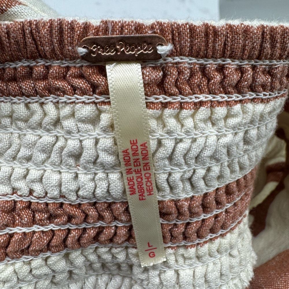 FP Movement by Free People Striped Tan and Cream Skirt Set - Picture 4 of 5